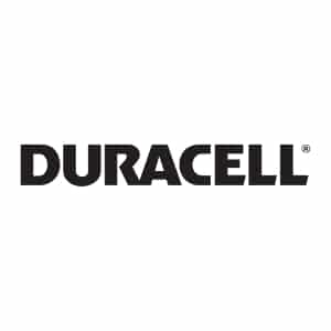 Duracell Logo in schwarzer Schrift